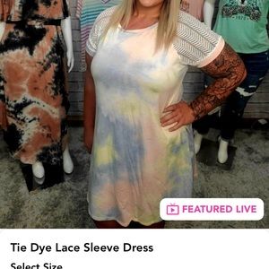 Brand new tie-dye dress curvy